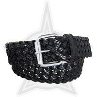 Mens Braided Leather Belts