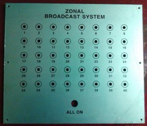 control panel labels