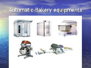 Automatic Bakery Equipment