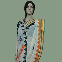 Applique Work Saree