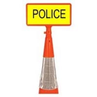 Message Plate Safety Cone