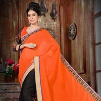 Vellet Georgette Fancy Saree