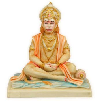 cultural Marble Hanuman Statue