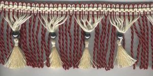 Maroon Tassel Fringes