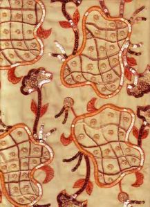 Georgette Silk Embroidery Fabric