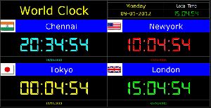 World Clock and Timers