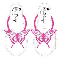 Miss P Butterfly Thong Pink