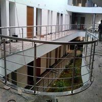 stainless steel corridor railings