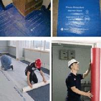 Fire Retardant Floor Protection, Construction Applications