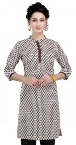 The Motif Brigade Simple Cotton Tunic for Women