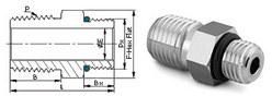 Hydraulic hex nipple