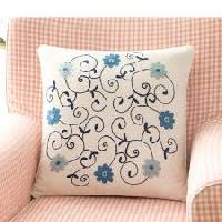 Embroidered Pillow Cover