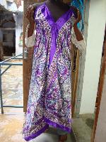 Satin Print Dress
