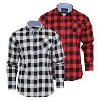 mens cotton check shirts