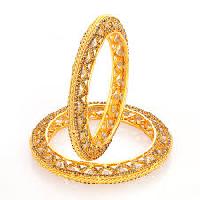 gold platted ad bangles