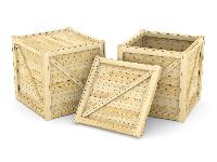 wooden shipping crates