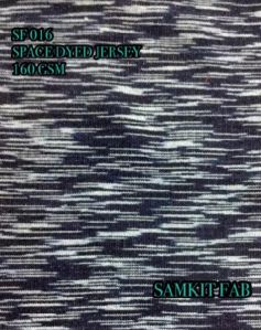 SPACE DYED SINGLE JERSEY fabric