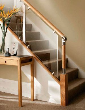 Wooden Glass Railing