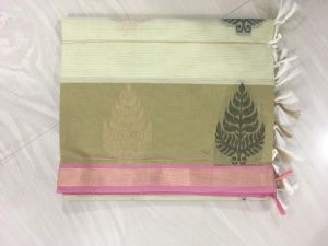 Handloom Cotton Fancy Saree