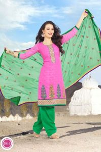 Chanderi Cotton Salwar Kameez