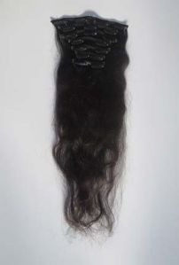 Clip in hair extensions virgin