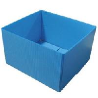 old corrugated plastic containers