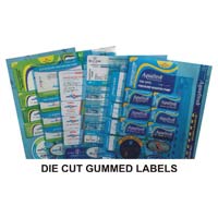 Die Cut Gummed Labels