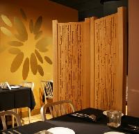 wooden partitions