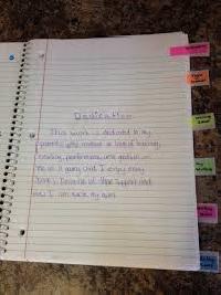 students note book