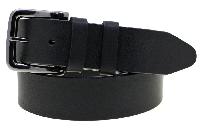 black leather belt