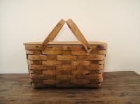 picnic wood basket