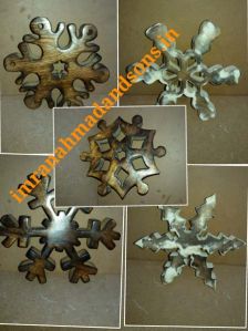 wooden snow flake