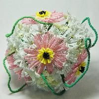 french beads flower bouquets