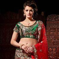 Royal Red Wedding Sarees, Green Wedding Sarees