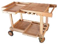 wooden trolley