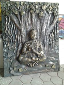 Buddha Emboss Wall Mural