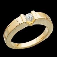 Diamond Studded Gold Rings