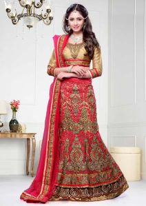 Net Wedding Lehenga Cholis