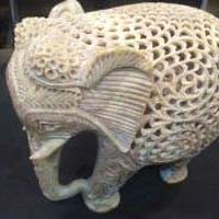Hand Carved Soapstone Elephant