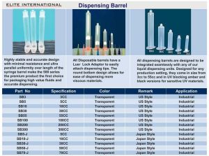 dispensing barrel