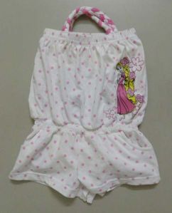 Pink doppy dot Playsuit