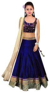 Royal blue lehenga choli