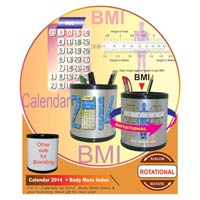 Calendar 2014 Plus Body Mass Index Pen Stand