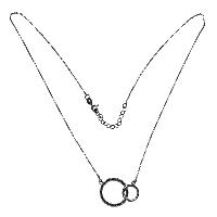 White Topaz 925 Silver Love Necklace