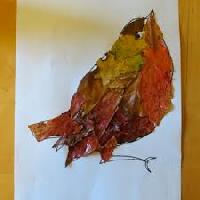 leaf painting