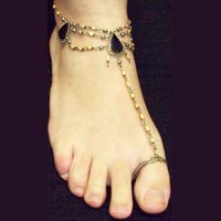 Anklet With Toe Ring