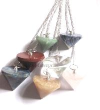 Mix Gemstone Cone Pendulums