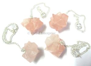 Mix Gemstone Flower Pendulums