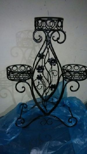 Wrought Iron Planter Stands