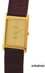 Mens Golden Square Dial Watch